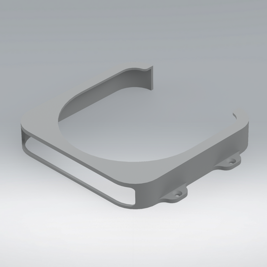 Onder-bureau & wandhouder geschikt voor Apple Mac mini (M2) – grijs