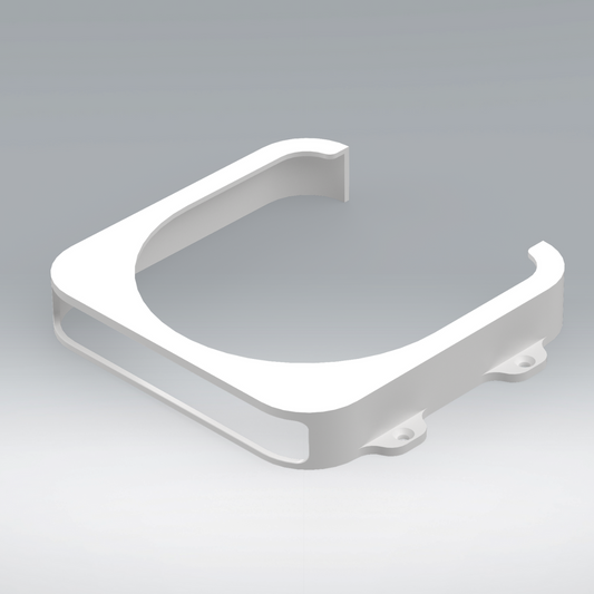 Onder-bureau & wandhouder geschikt voor Apple Mac mini (M2) – wit