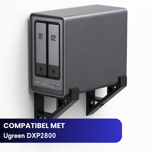 Wandhouder geschikt voor NASync DXP2800 - Houder voor NAS apparaat - NAS Server houder