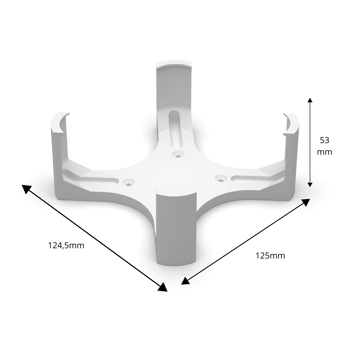 Wandhouder / Wallmount geschikt voor Ubiquiti UniFi UXG-Lite & UniFi Express – Router Houder – Muurbeugel voor WiFi Router – Netwerk Router Wandmontage – Wit
