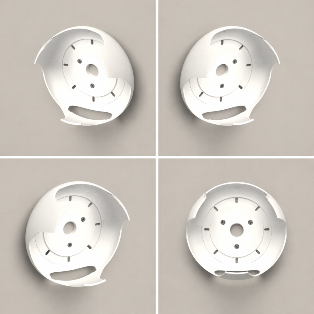 Wandhouder geschikt voor TP-Link Deco BE-22 en BE-25 | Mesh WiFi Muurbeugel | Wit