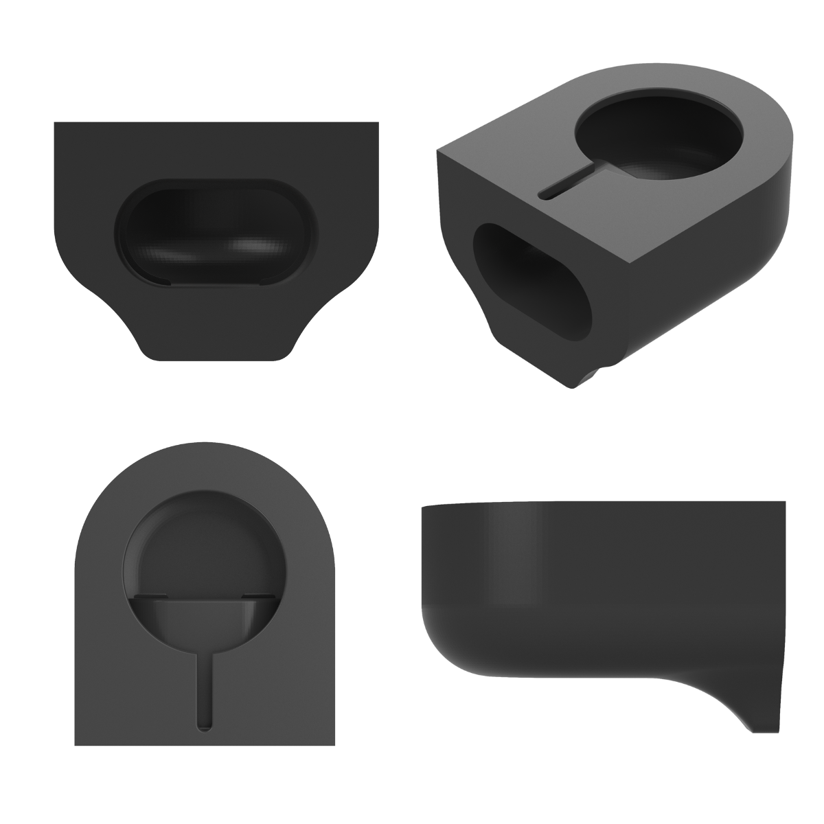 Stopcontact Houder geschikt voor Apple HomePod Mini – Zwart