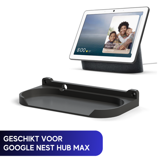 Wandhouder geschikt voor Google Nest Hub Max – Zwart