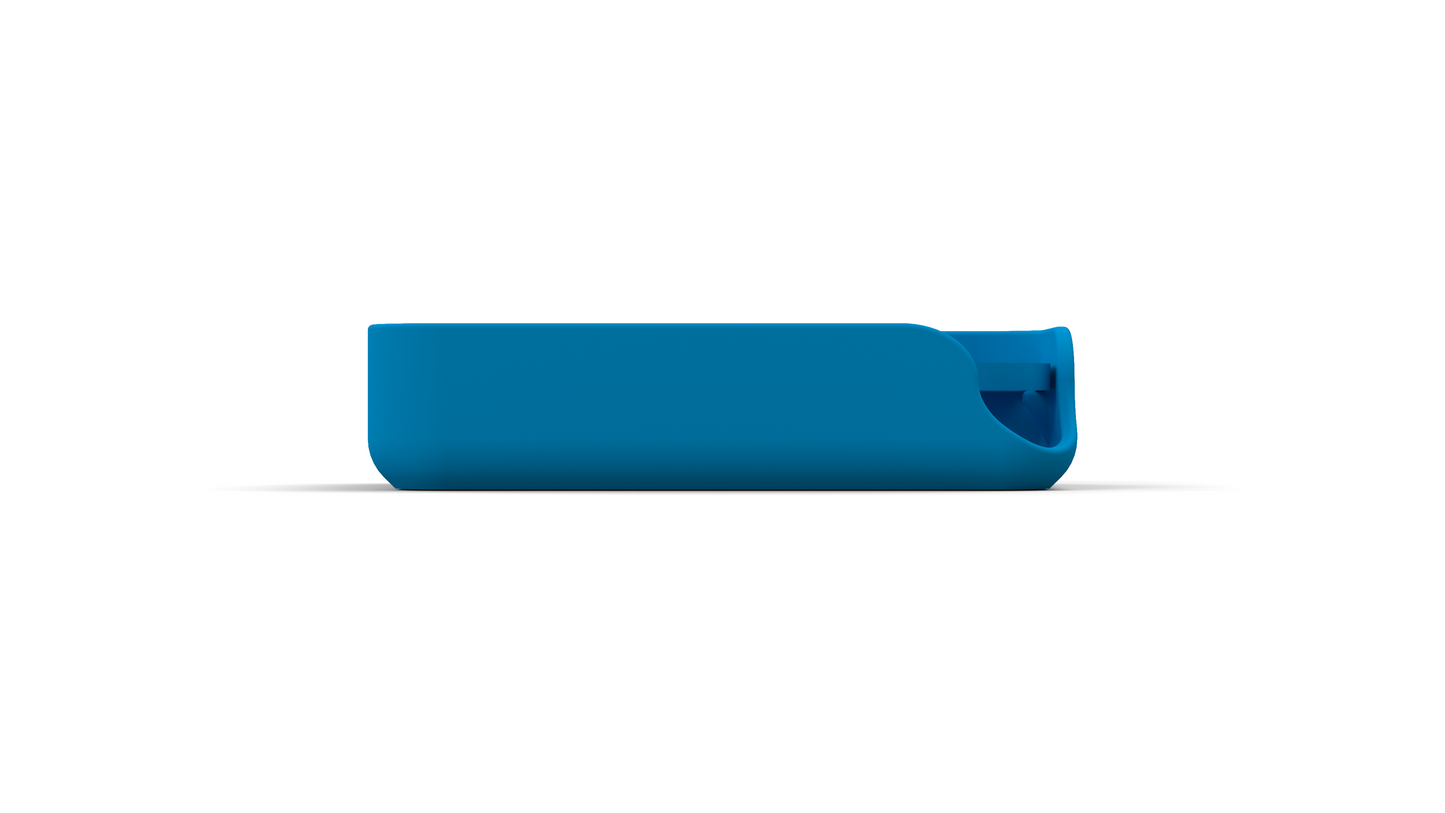 Zeephouder met honingraatdesign – Organizer houder voor zeepje – Zeepbakje – Handzeep houder siliconen Badkamer accessoires - Zeepschaaltje - Blauw