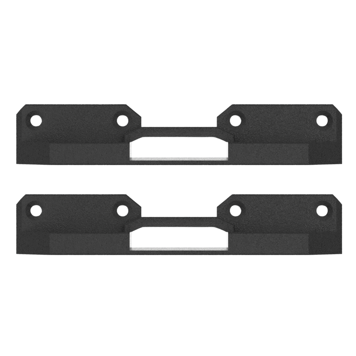 4-pack bevestigingshouders geschikt voor Bosch L-BOXX (L-SAFE): voor montage op rolplank of rolwagen – Compatibel met alle Bosch L-BOXX gereedschapskoffers