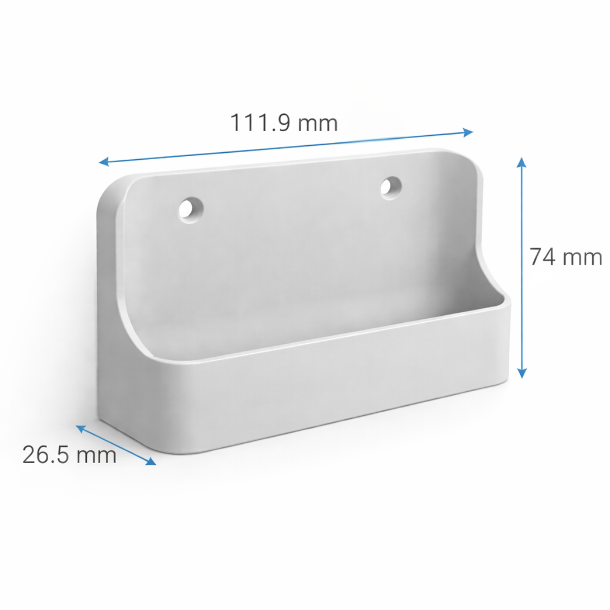 Wandhouder geschikt voor Ubiquiti UniFi USW Flex Mini v2 – Muurbeugel voor Switch – Wit