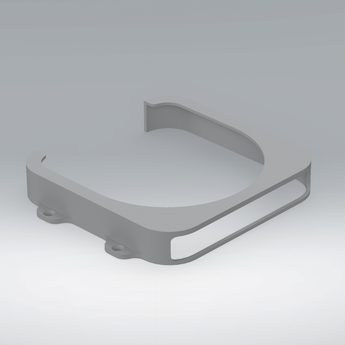 Onder-bureau & wandhouder geschikt voor Apple Mac mini (M2) – grijs