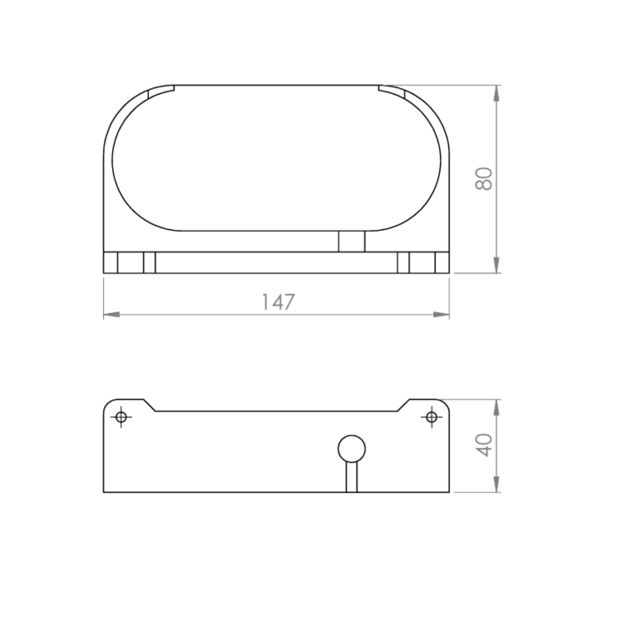 Wandhouder geschikt voor Google Nest Hub (2e generatie) – Zwart