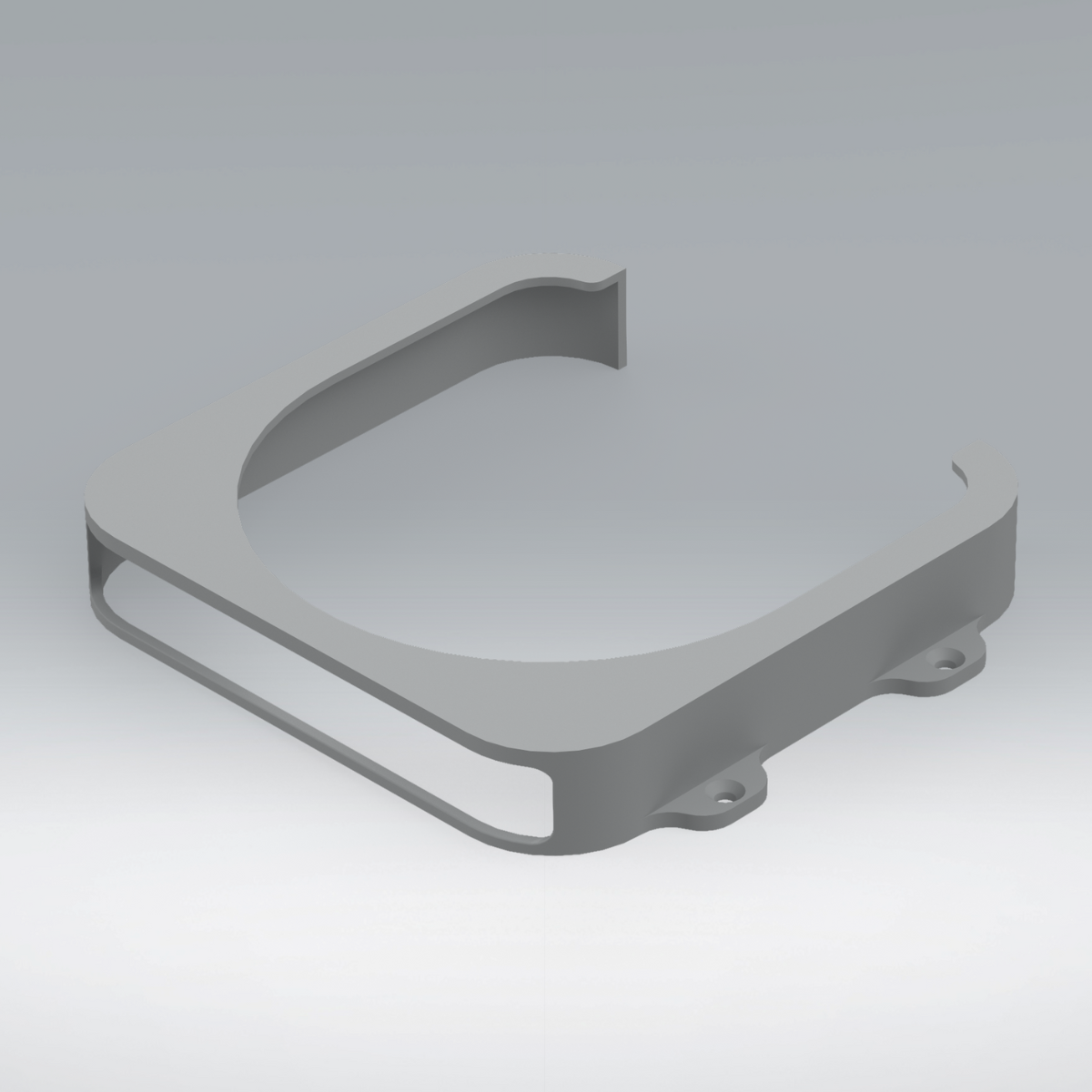 Onder-bureau & wandhouder geschikt voor Apple Mac mini (M2) – grijs