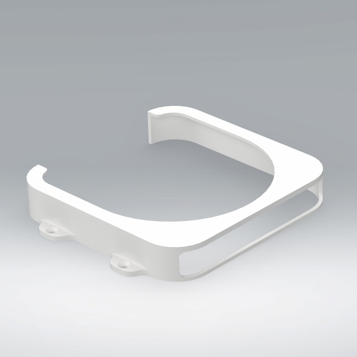 Onder-bureau & wandhouder geschikt voor Apple Mac mini (M2) – wit