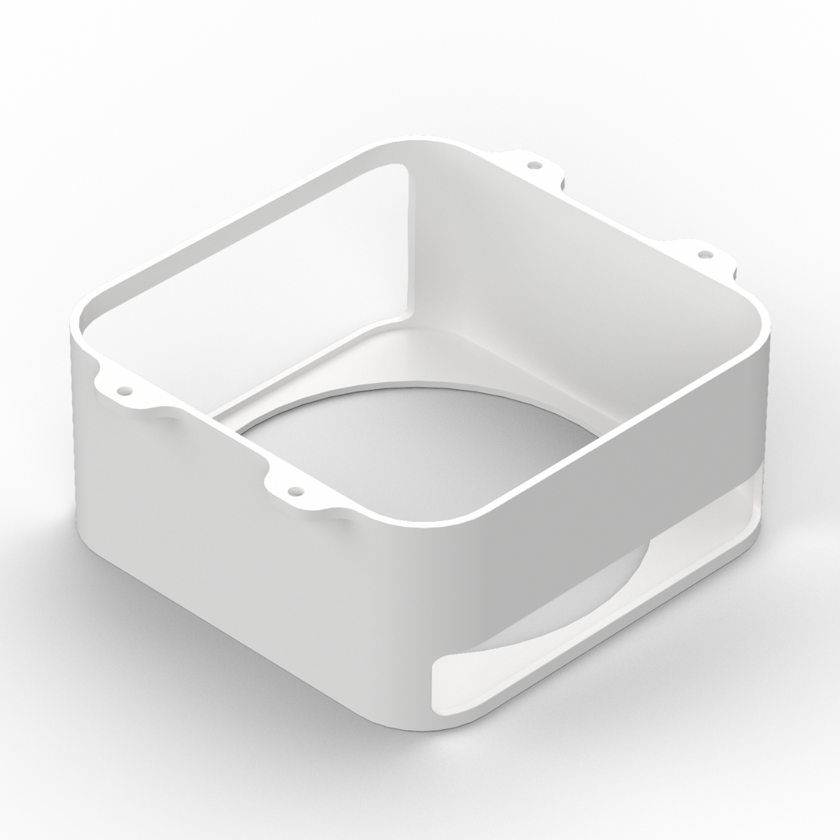 Onder-tafelhouder geschikt voor Apple Mac Studio – wit