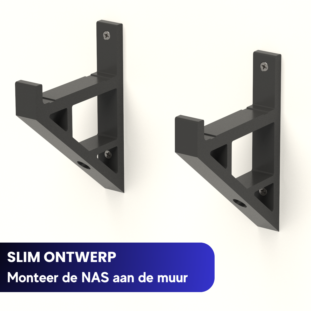 Wandhouder geschikt voor NASync DXP2800 - Houder voor NAS apparaat - NAS Server houder