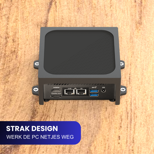 Onder-bureau & wandhouder geschikt voor MSI Cubi Mini-PC (Cubi 5 10M / Cubi N ADL)