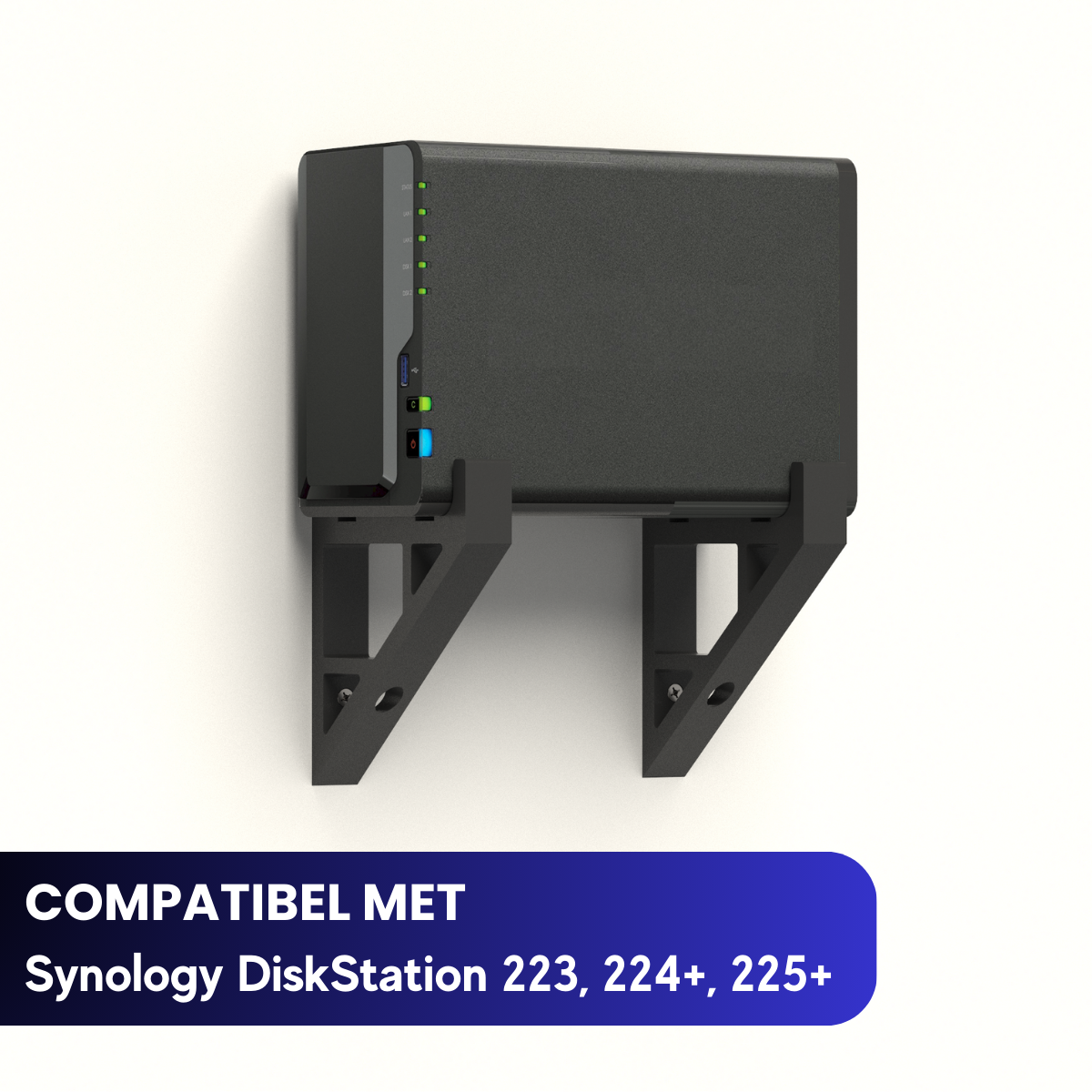 Wandhouder compatibel met Synology DiskStation - Houder voor NAS apparaat