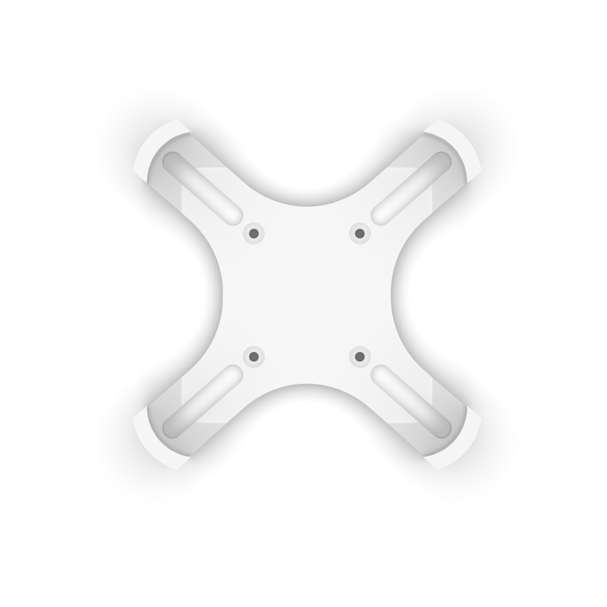 Wandhouder / Wallmount geschikt voor Ubiquiti UniFi UXG-Lite & UniFi Express – Router Houder – Muurbeugel voor WiFi Router – Netwerk Router Wandmontage – Wit