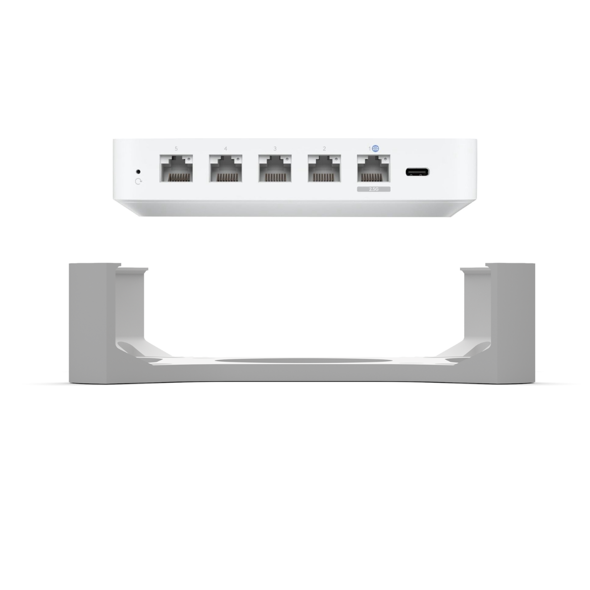 Wandhouder geschikt voor Ubiquiti UniFi Cloud Gateway Ultra en UXG-Max – Muurbeugel – Wit
