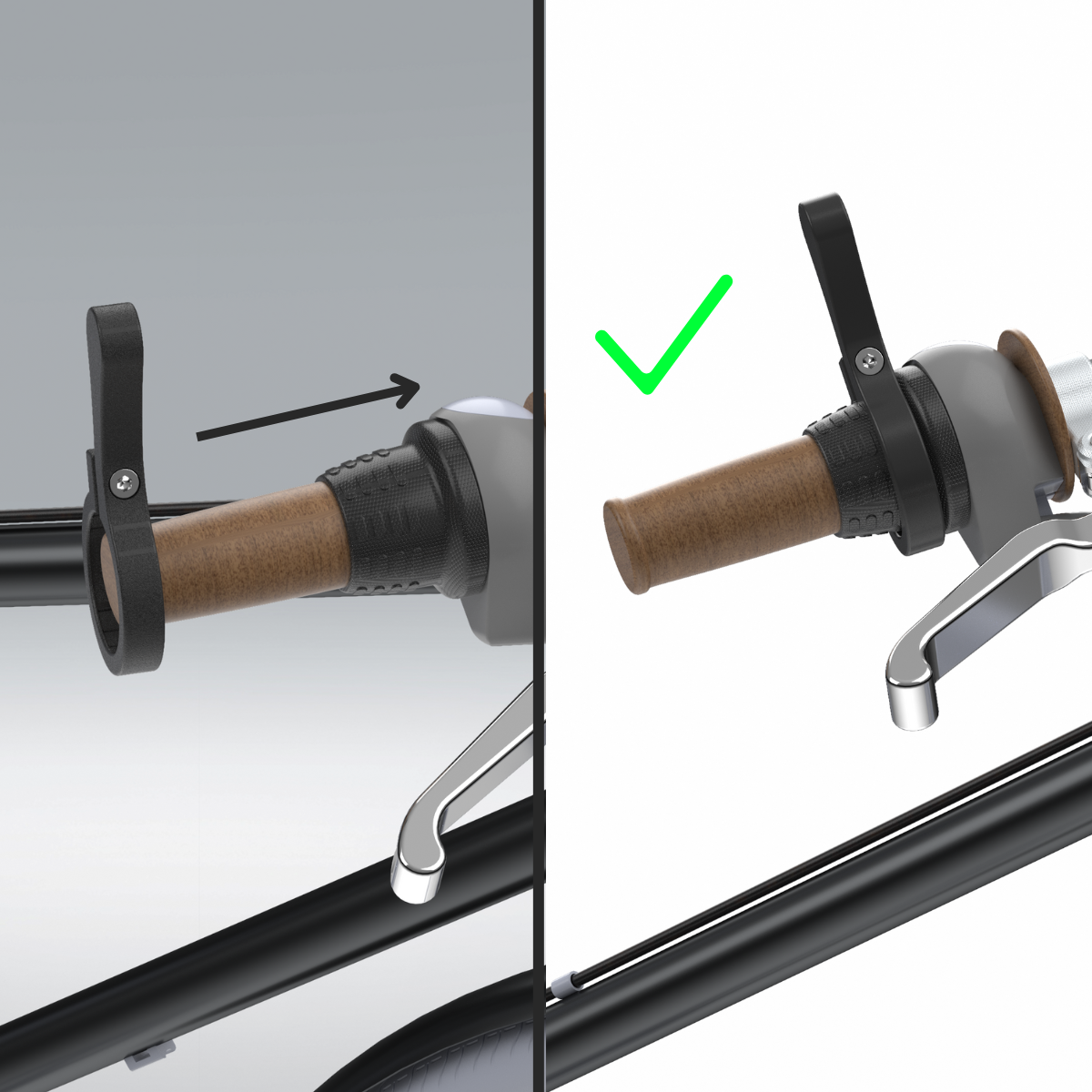 Schakelpook (schakelhulp) geschikt voor Shimano Nexus versnelling