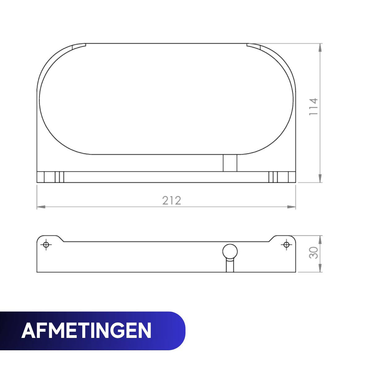 Wandhouder geschikt voor Google Nest Hub Max – Wit