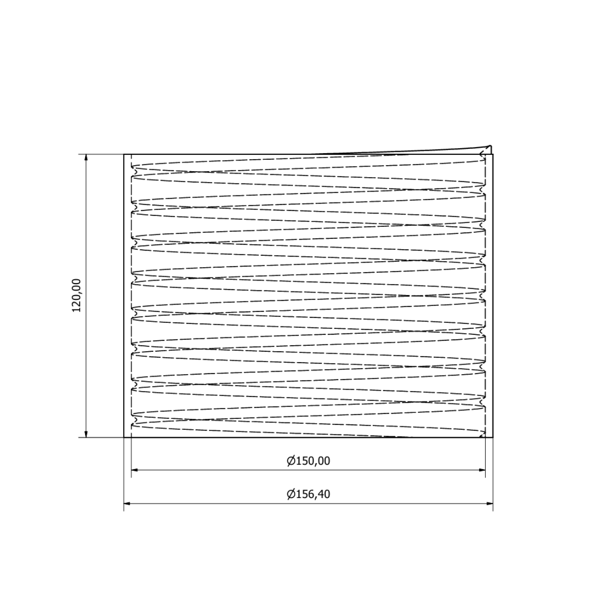 Koppelstuk Ø150 mm Mobiele Airco Afvoerslang – Universele Airco Slangconnector – Verlengstuk Adapter voor Uitlaatslang – Links- en Rechtsdraaiend Schroefdraad – Airconditioner Slangkoppeling