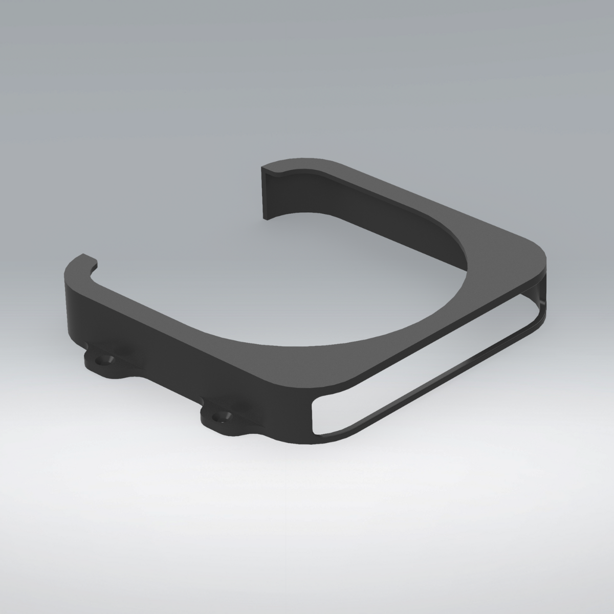 Onder-bureau & wandhouder geschikt voor Apple Mac mini (M2) – zwart