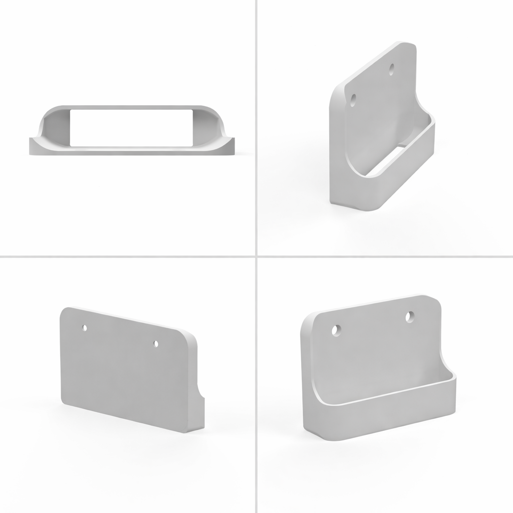 Wandhouder geschikt voor Ubiquiti UniFi USW Flex Mini v2 – Muurbeugel voor Switch – Wit