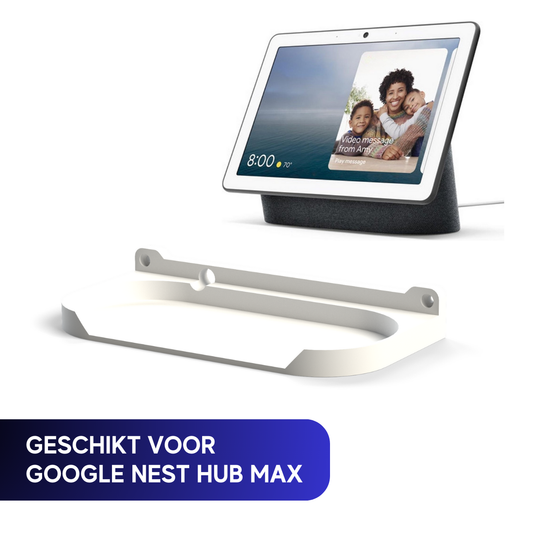 Wandhouder geschikt voor Google Nest Hub Max – Wit