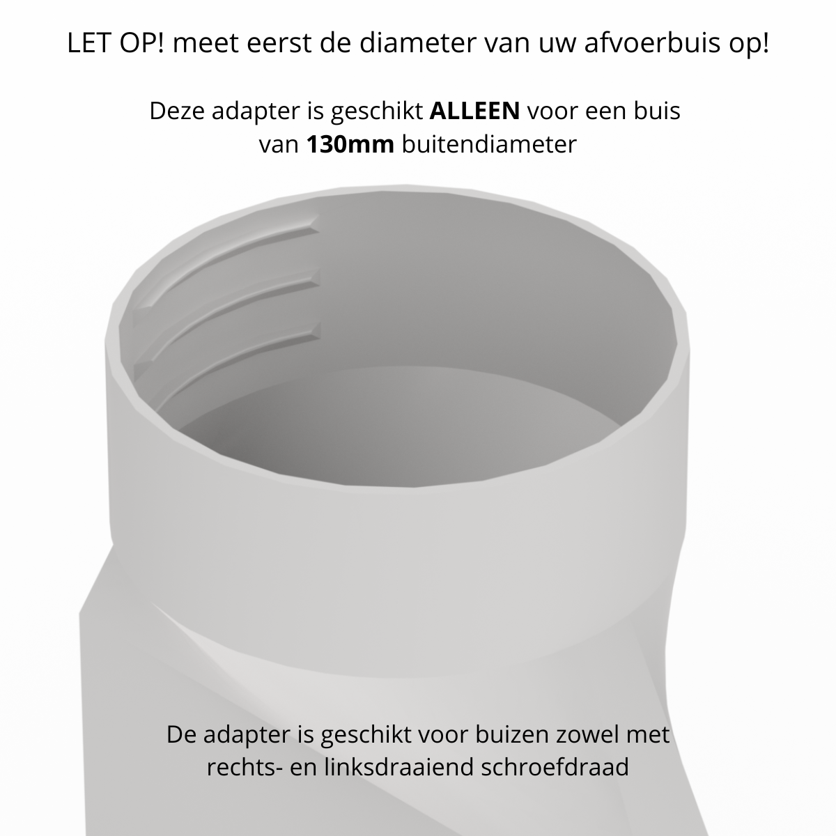 Air conditioning adapter Ø130 mm – suitable for Velux roof windows – for mobile air conditioning