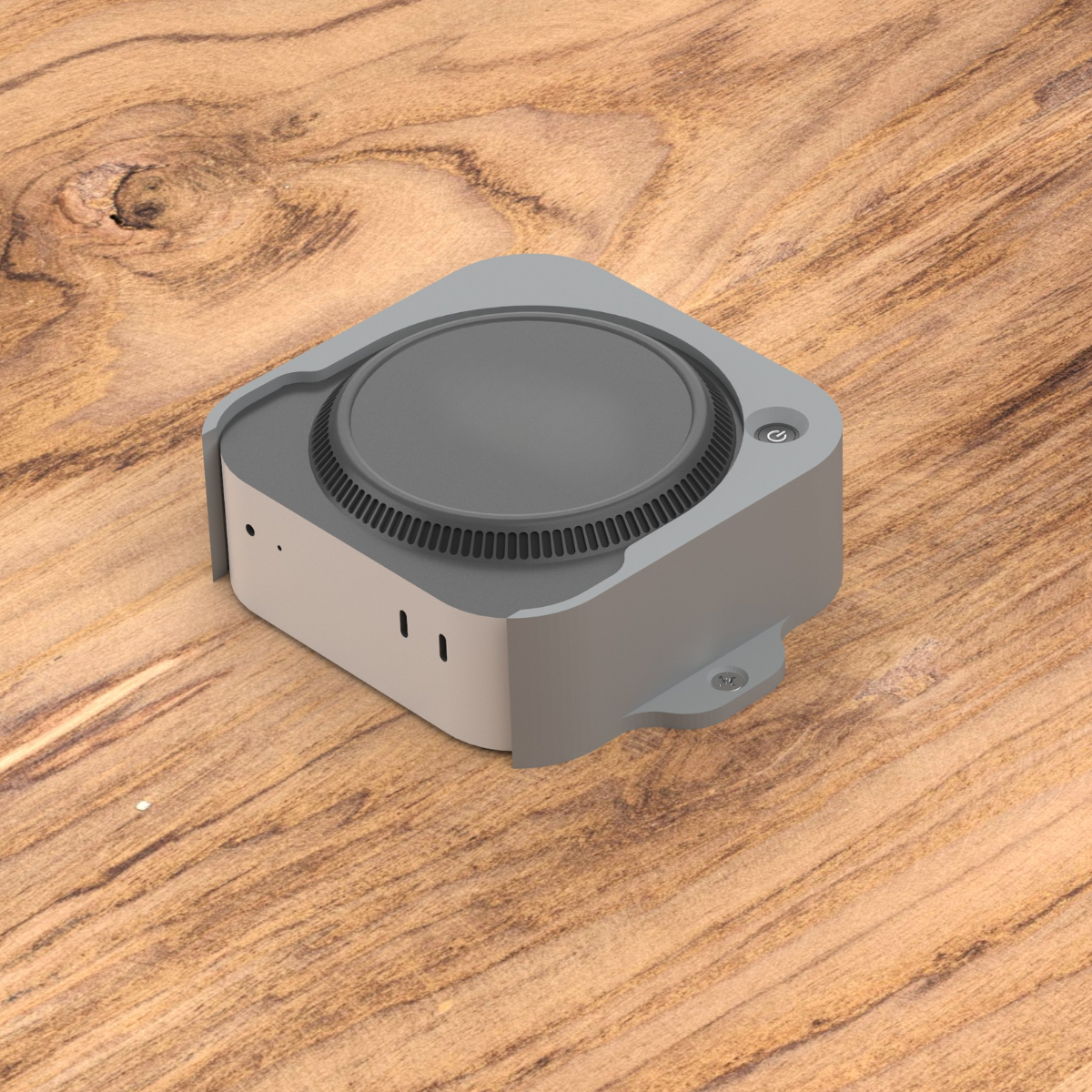 Onder-tafelhouder geschikt voor Apple Mac mini (M4) – grijs