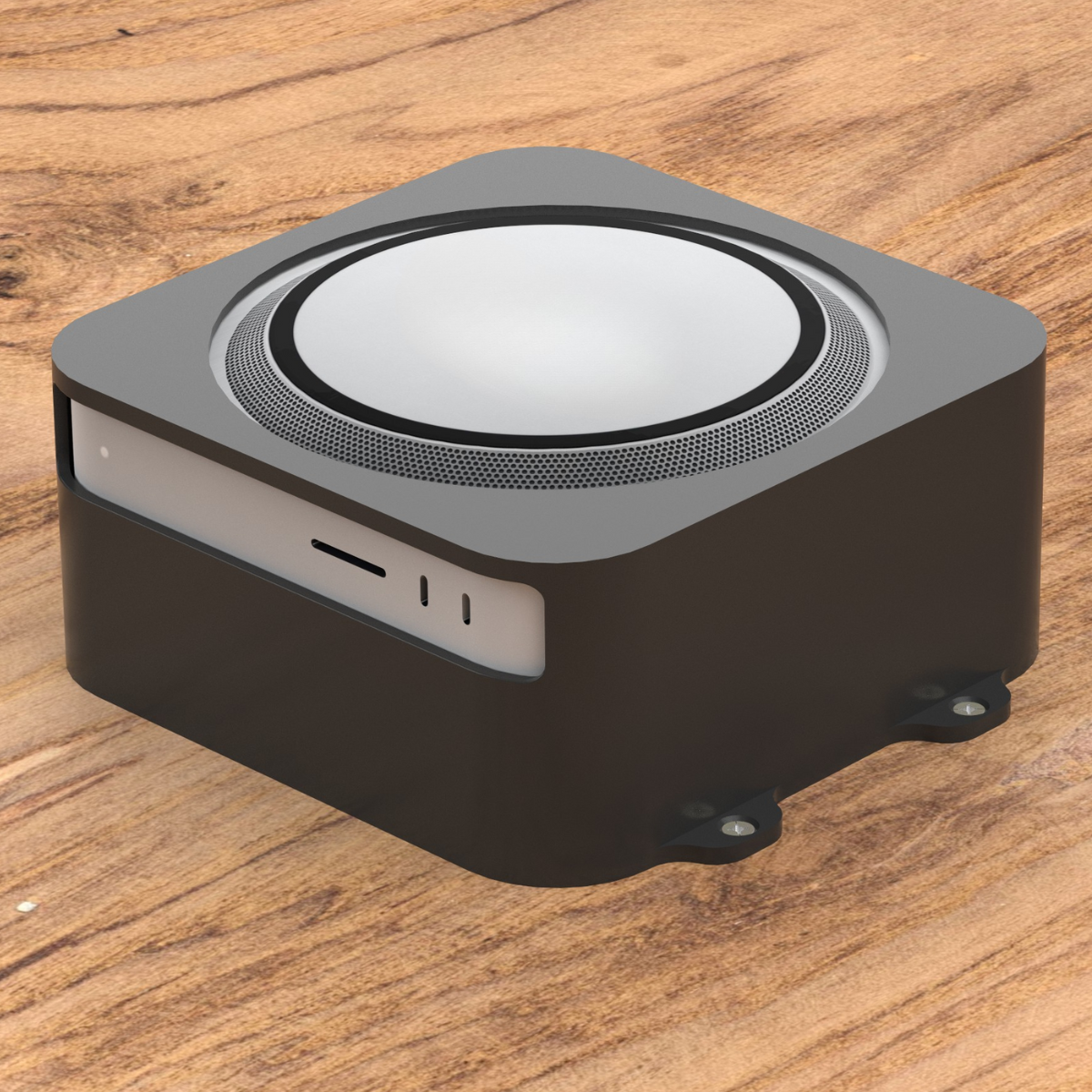 Under-table holder suitable for Apple Mac Studio – black