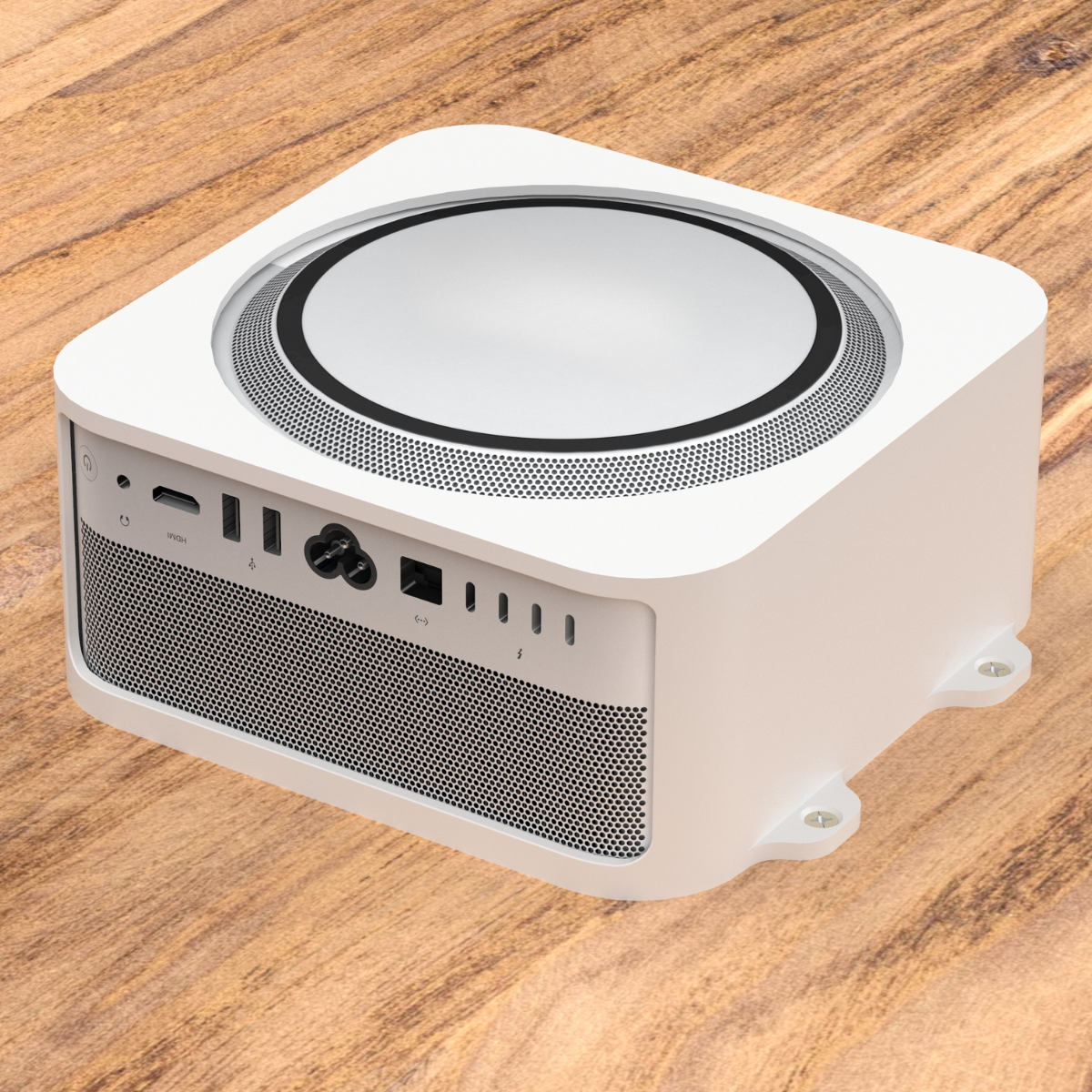 Onder-tafelhouder geschikt voor Apple Mac Studio – wit