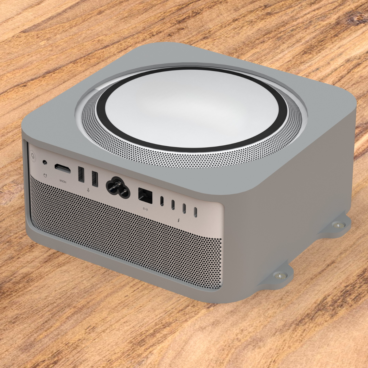 Onder-tafelhouder geschikt voor Apple Mac Studio – grijs
