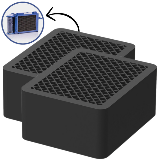 Actief Koolstoffilter geschikt voor Geberit DuoFresh en DuoFix (2-pack) – WC Filter Type 3 – Geberit duofresh filter - Verwijdert Geurtjes – Kokosnoot Granulaat