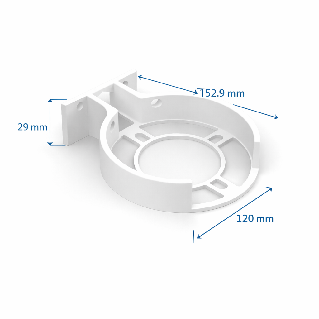 Wandhouder geschikt voor TP-Link Deco X10 X20 X50 X55 X60 | Muurbevestiging Mesh WiFi | Wit