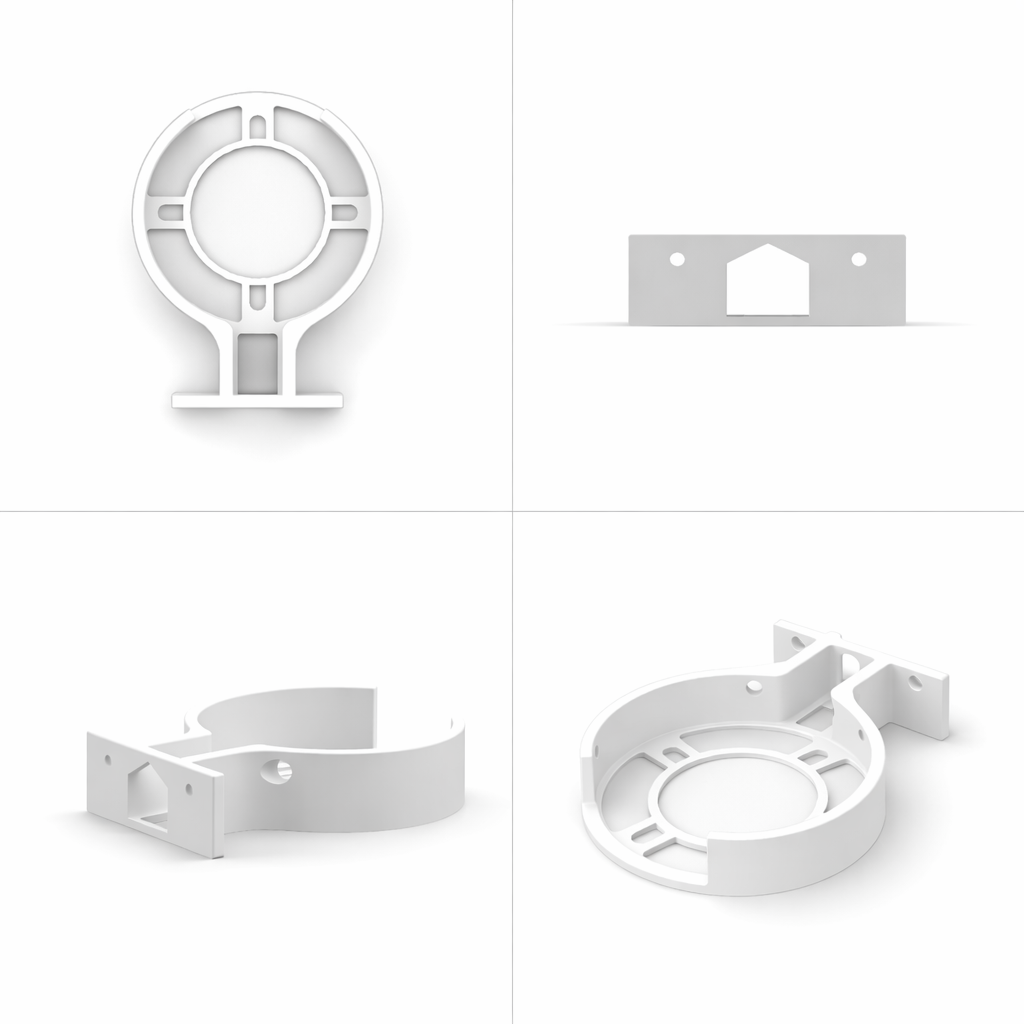 Wandhouder geschikt voor TP-Link Deco X10 X20 X50 X55 X60 | Muurbevestiging Mesh WiFi | Wit