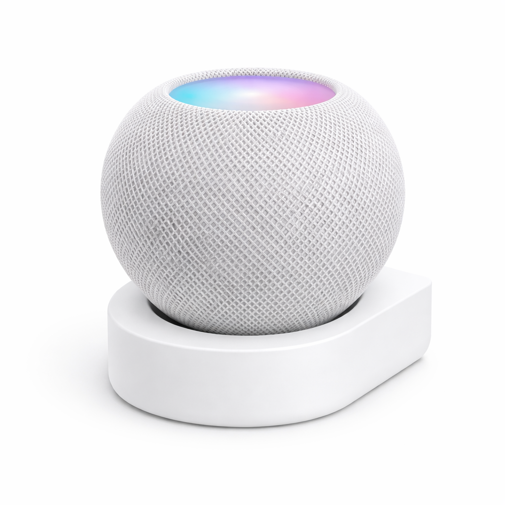 Stopcontact Houder geschikt voor Apple HomePod Mini – Wit