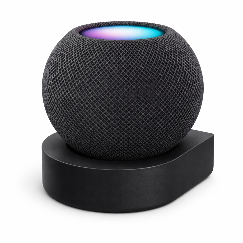 Stopcontact Houder geschikt voor Apple HomePod Mini – Zwart
